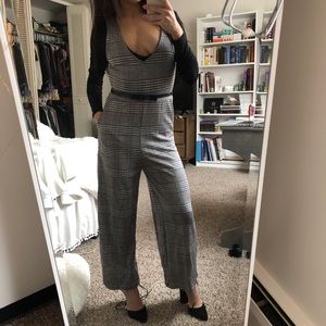 Plaid jumpsuit